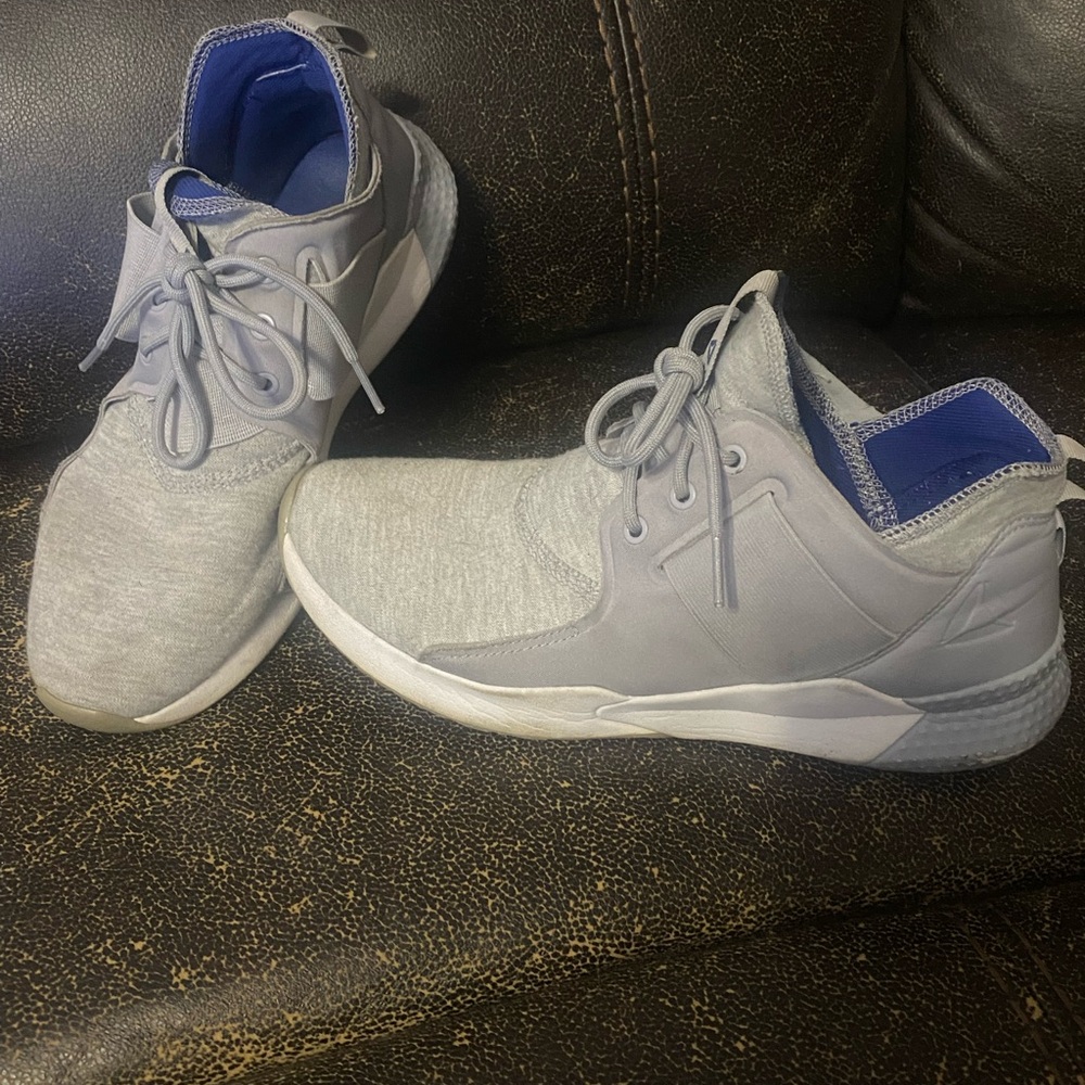 Reebok Women's Gray and Blue Shoes